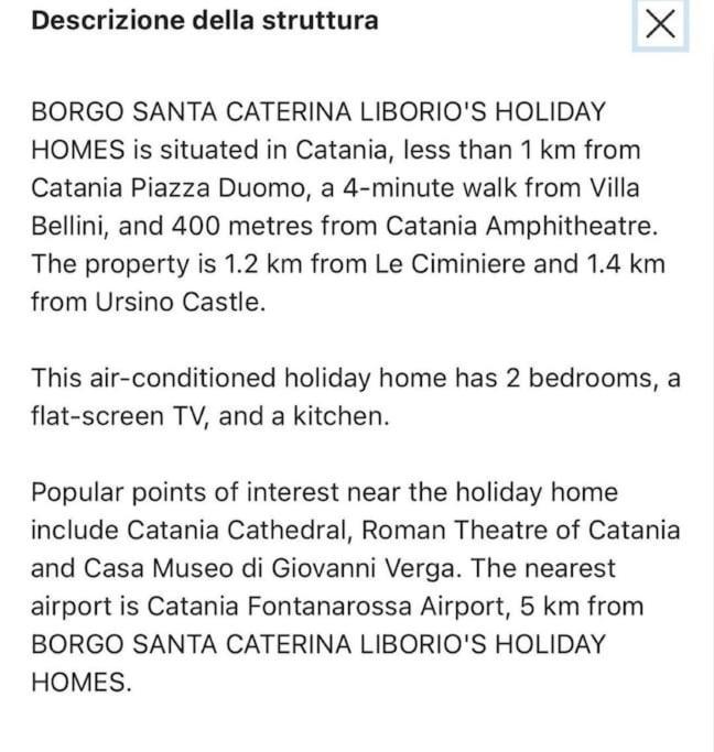 Вилла Borgo Santa Caterina Катания Экстерьер фото